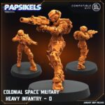 COLONIAL SPACE MILITARY HEAVY INFANTRY D