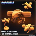 FKMSA FLYING DRONE EK-8 PLASMA KILLER